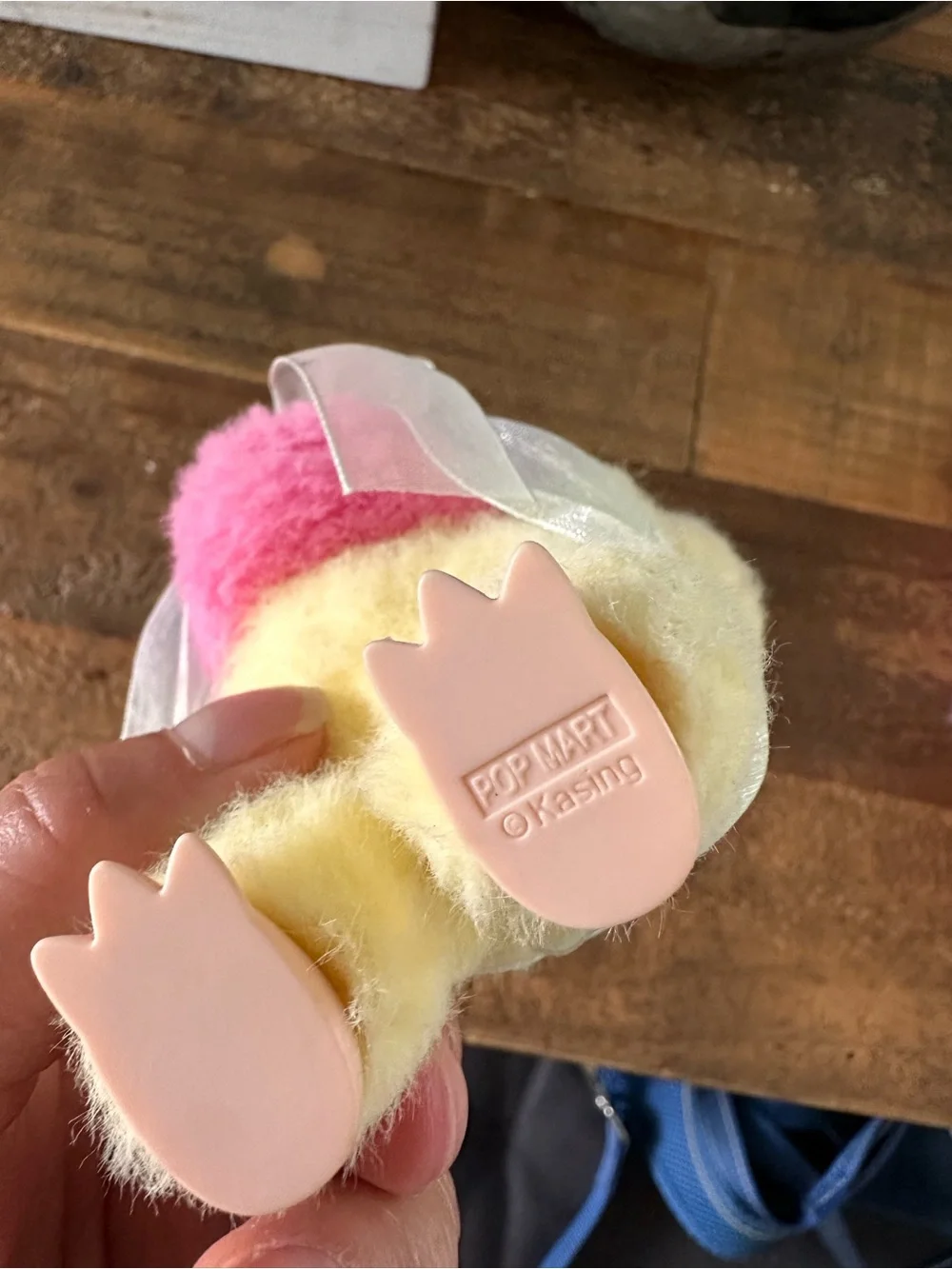 Labubu pop mart Plush Doll with Pink Bow - Kids Accessories